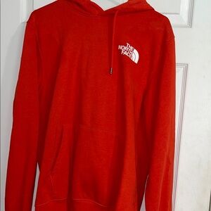 The North Face Red Sweater with Embroidered Logo